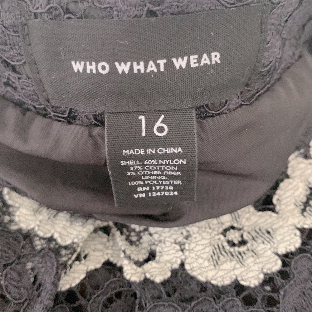 Who What Wear Lace A-Line Skirt - Picture 7 of 12